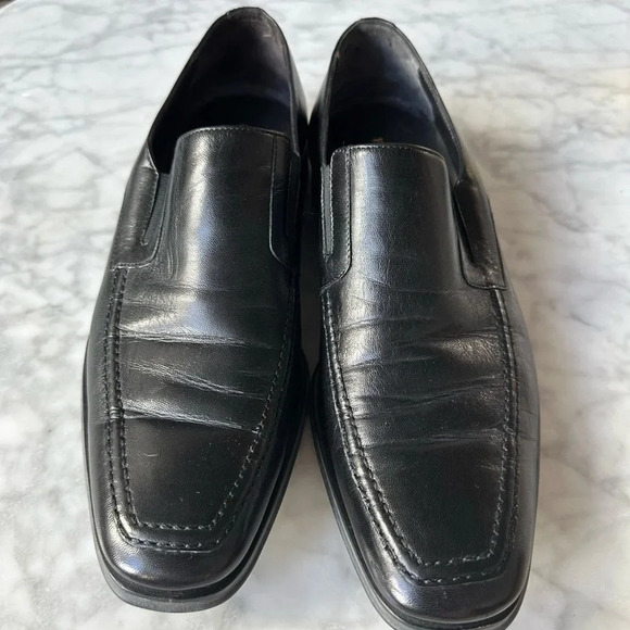 Bruno Magli Other - Bruno Magli Men’s 8 - Raging Leather Slip On Shoes - made in italy  (MO1189)